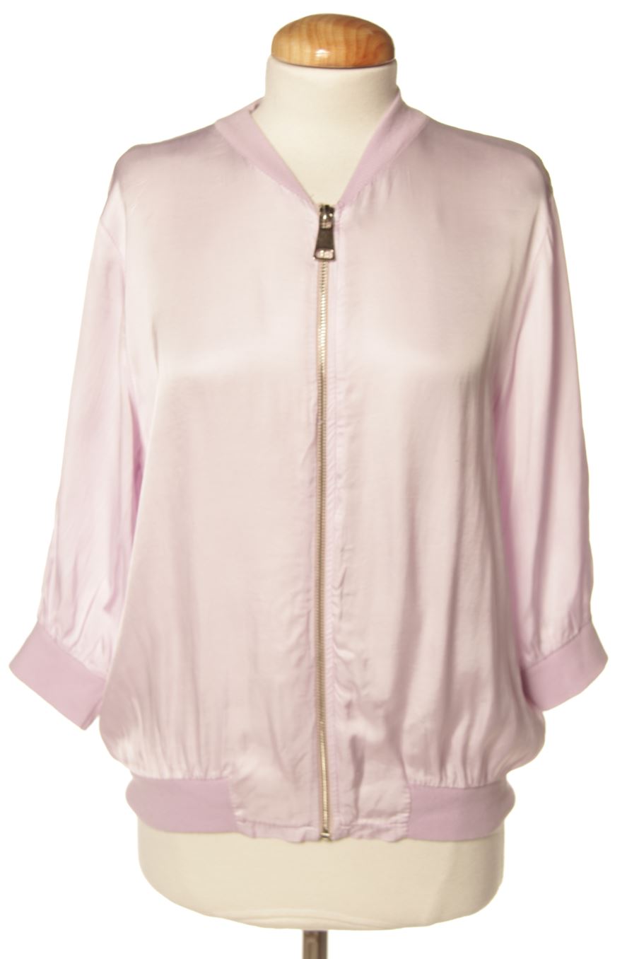 Blouse à manches courtes Made in italy de la taille L, de couleur pourpre