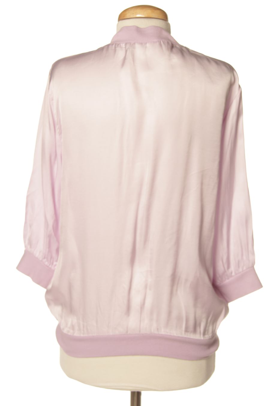 Blouse à manches courtes Made in italy de la taille L, de couleur pourpre