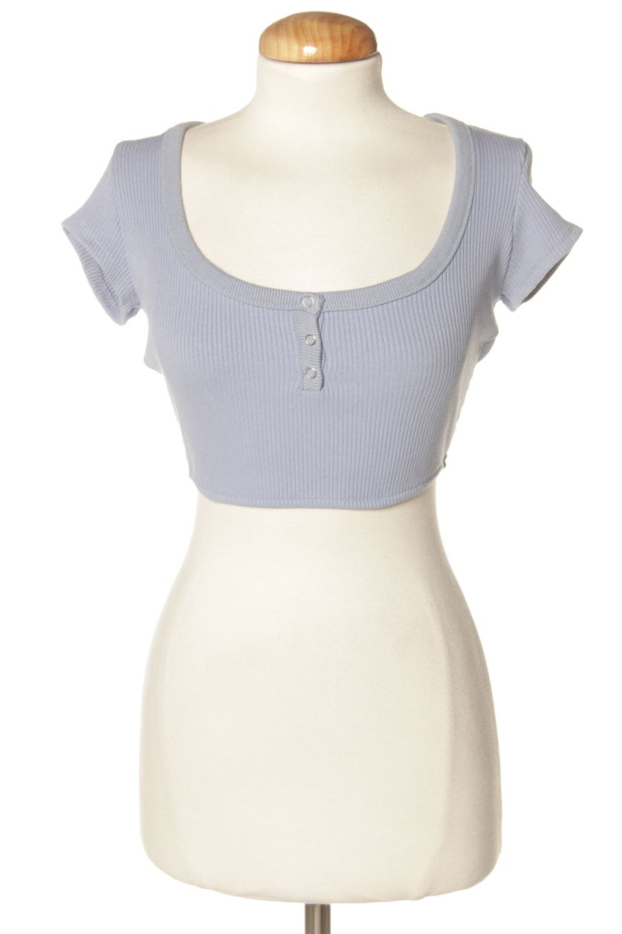Top de Zara de la talla S, de color azul