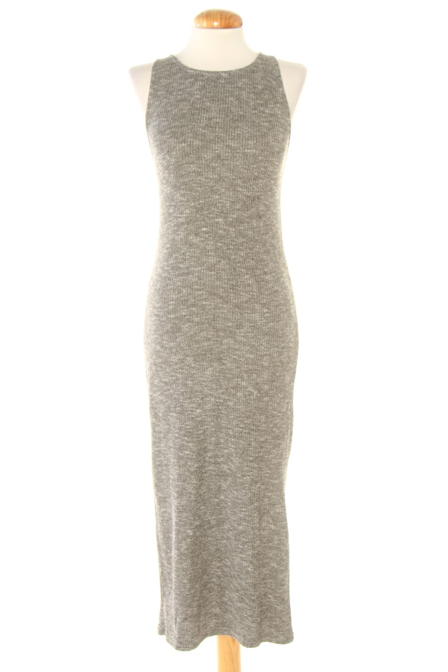 Vestido casual de Stradivarius de la talla M, de color gris