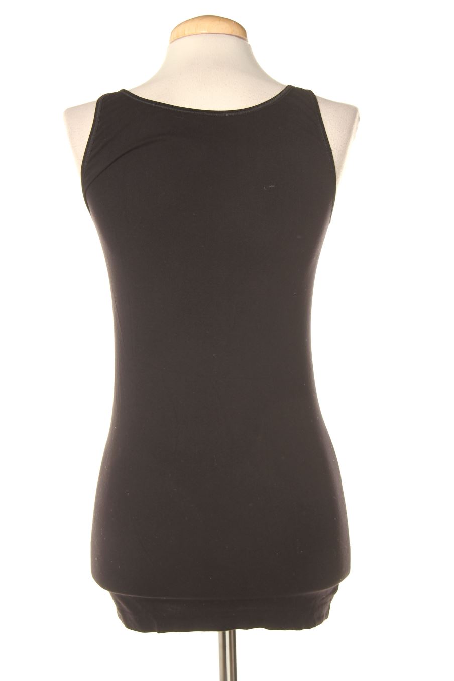 Camiseta sin mangas de Benetton de la talla S, de color negro