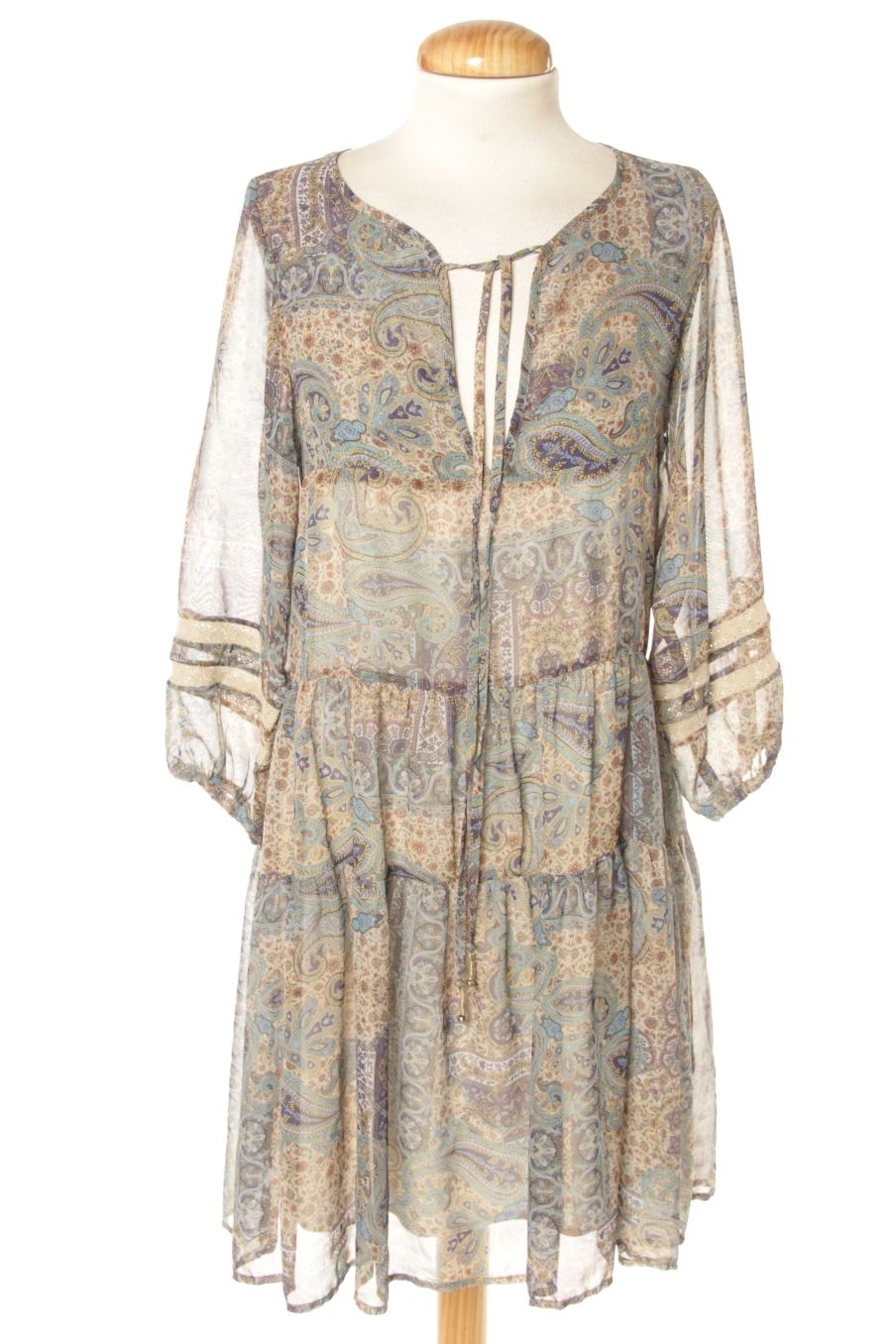 Robe casual Pull & Bear de la taille S, de couleur imprimés