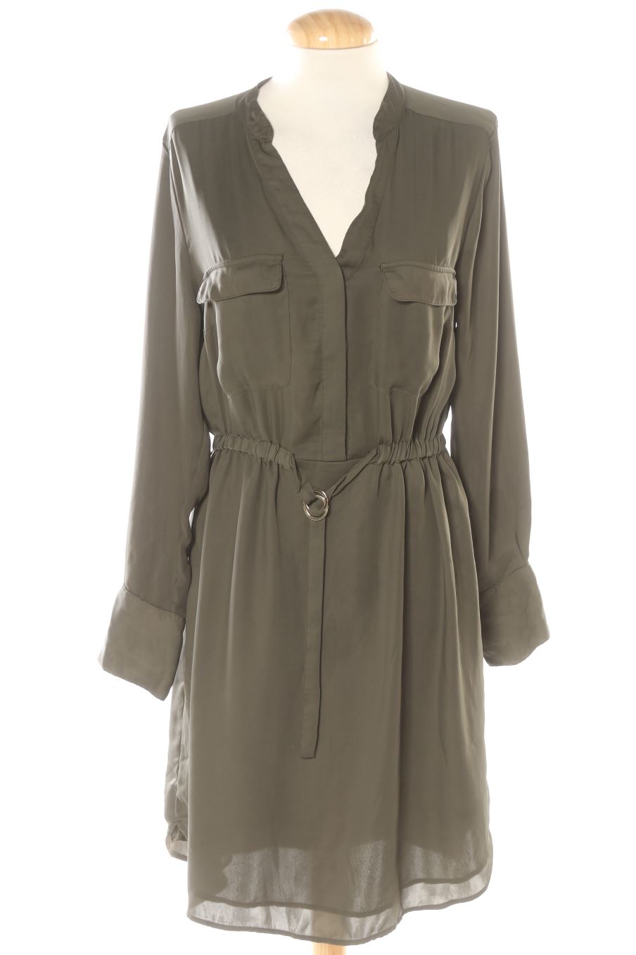 Robe casual H&M de la taille 40, de couleur vert