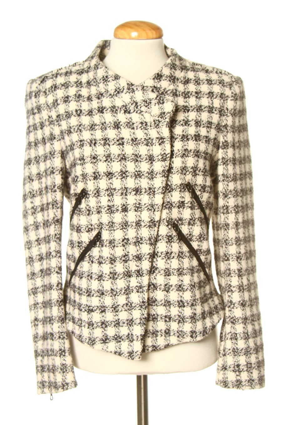 Cazadora de Zara de la talla S, de color cuadros