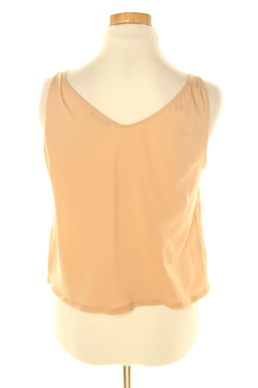 Camiseta sin mangas de Mango de la talla S, de color marrón