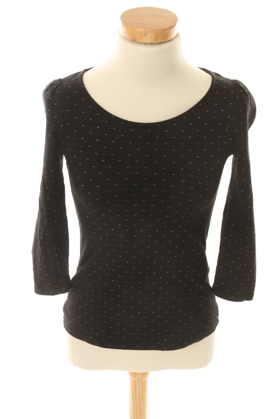 T-shirt à manches longues Camaieu de la taille XS, de couleur noir