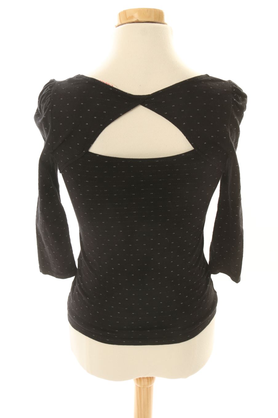 T-shirt à manches longues Camaieu de la taille XS, de couleur noir