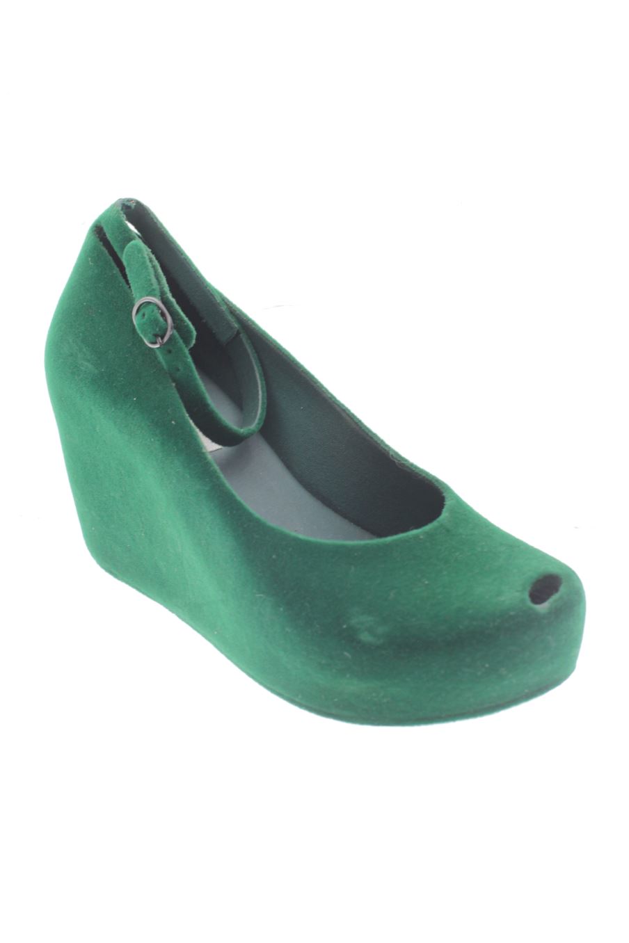 Zapatos de tacon de Melissa de la talla 37, de color verde de