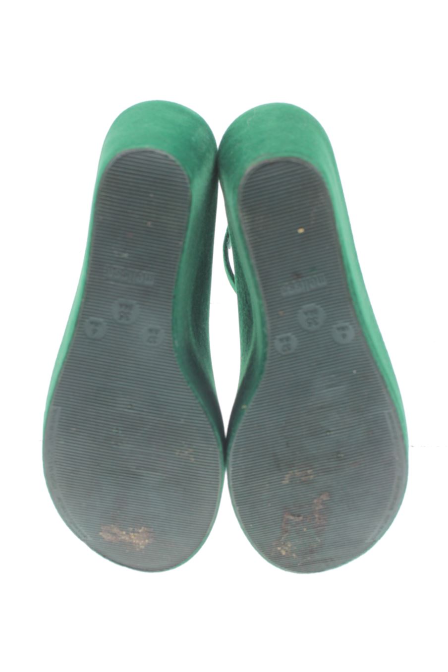 Zapatos de tacon de Melissa de la talla 37, de color verde de