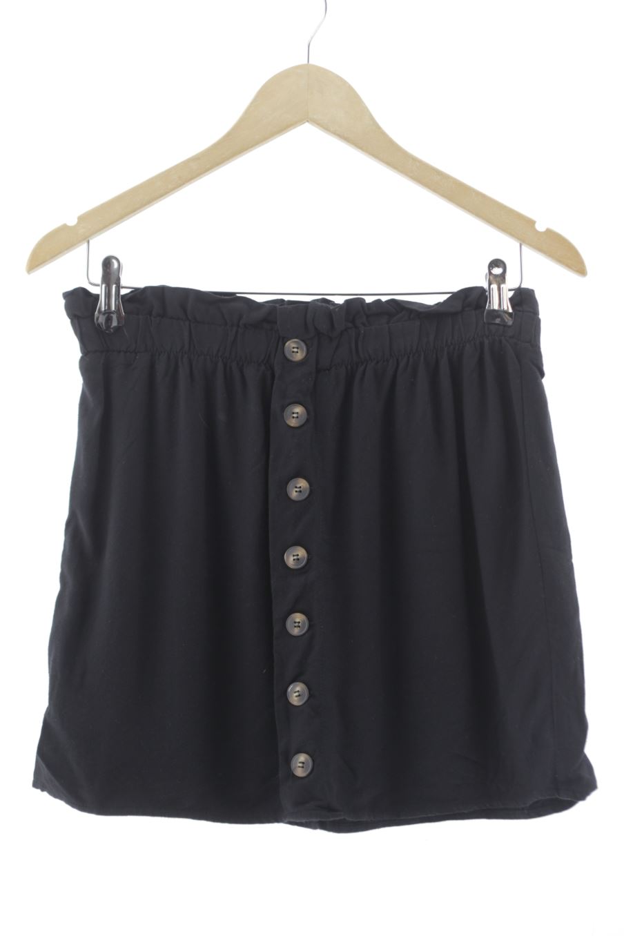 Falda de Pull & Bear de la talla L, de color negro