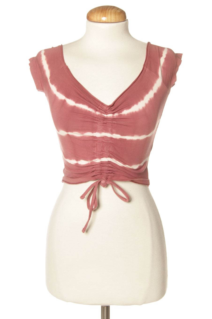 Aufwändiges Top von Bershka Größe XS, Farbe Violett, für