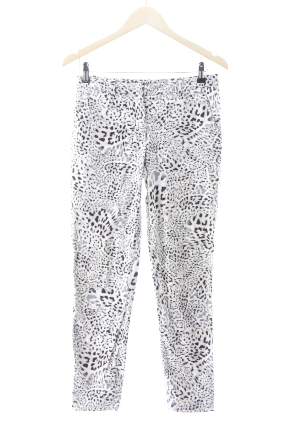 Pantaloni de Zara de la talla 34, de color stampa animalier