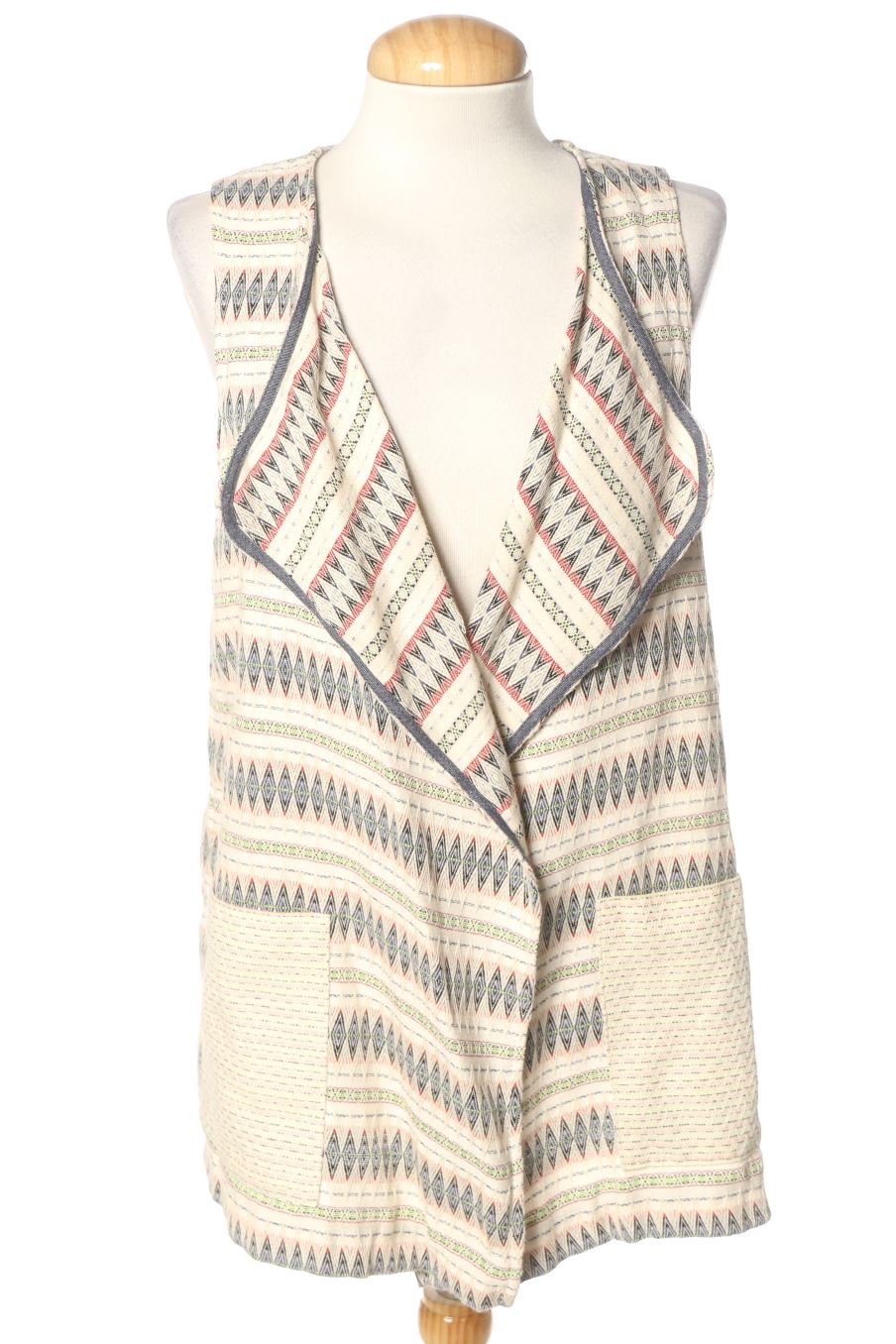 Gilet di stoffa de Dolores Promesas de la talla 38, de color stampato