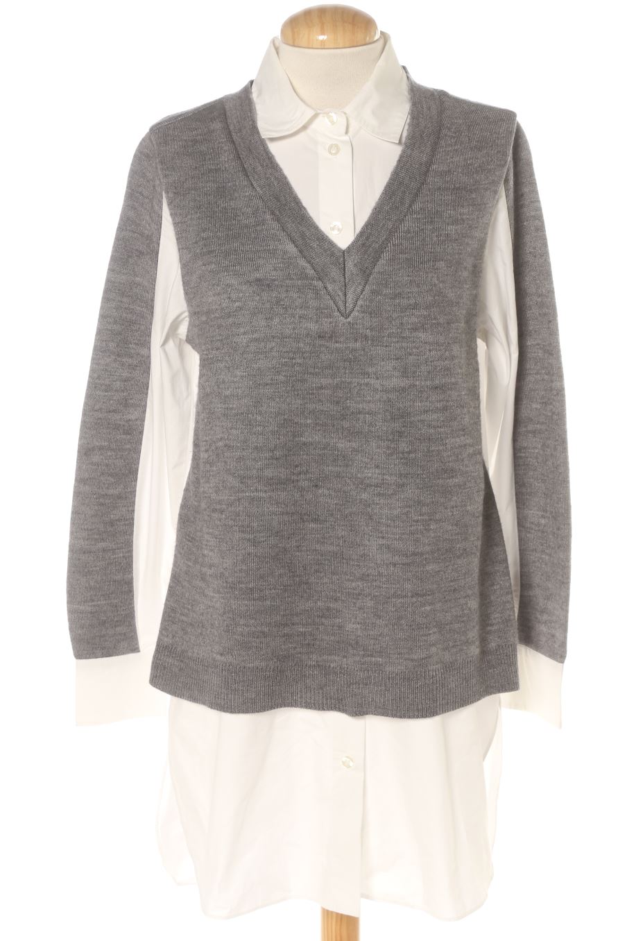 Camicia de Purificación García de la talla S, de color grigio