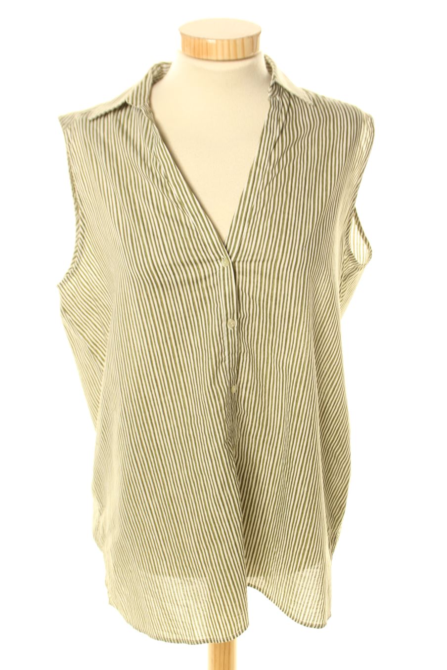 Camisa sin mangas de Woman (El Corte Inglés) de la talla M, de color rayas