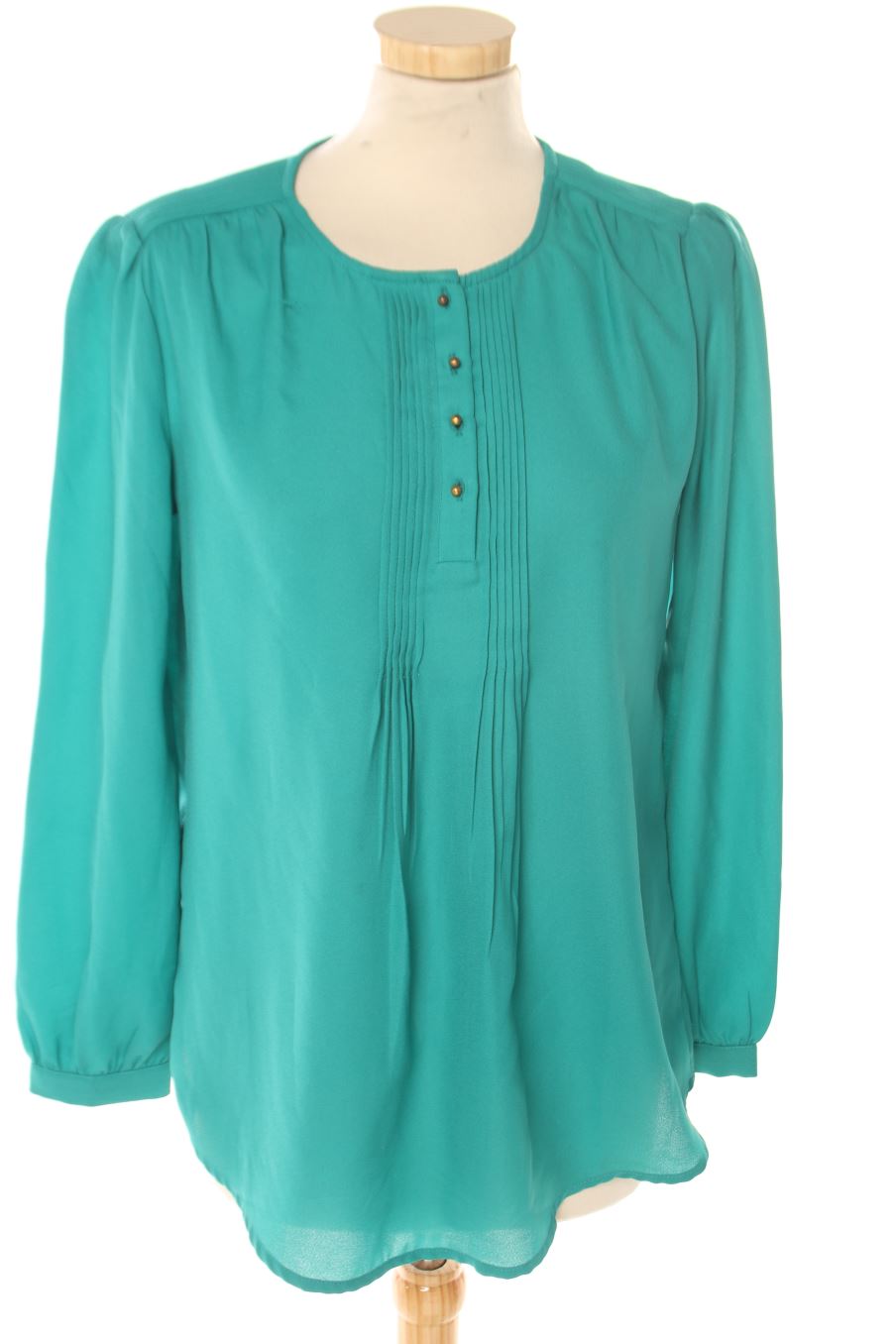 Blouse à manches longues Milano de la taille S, de couleur vert