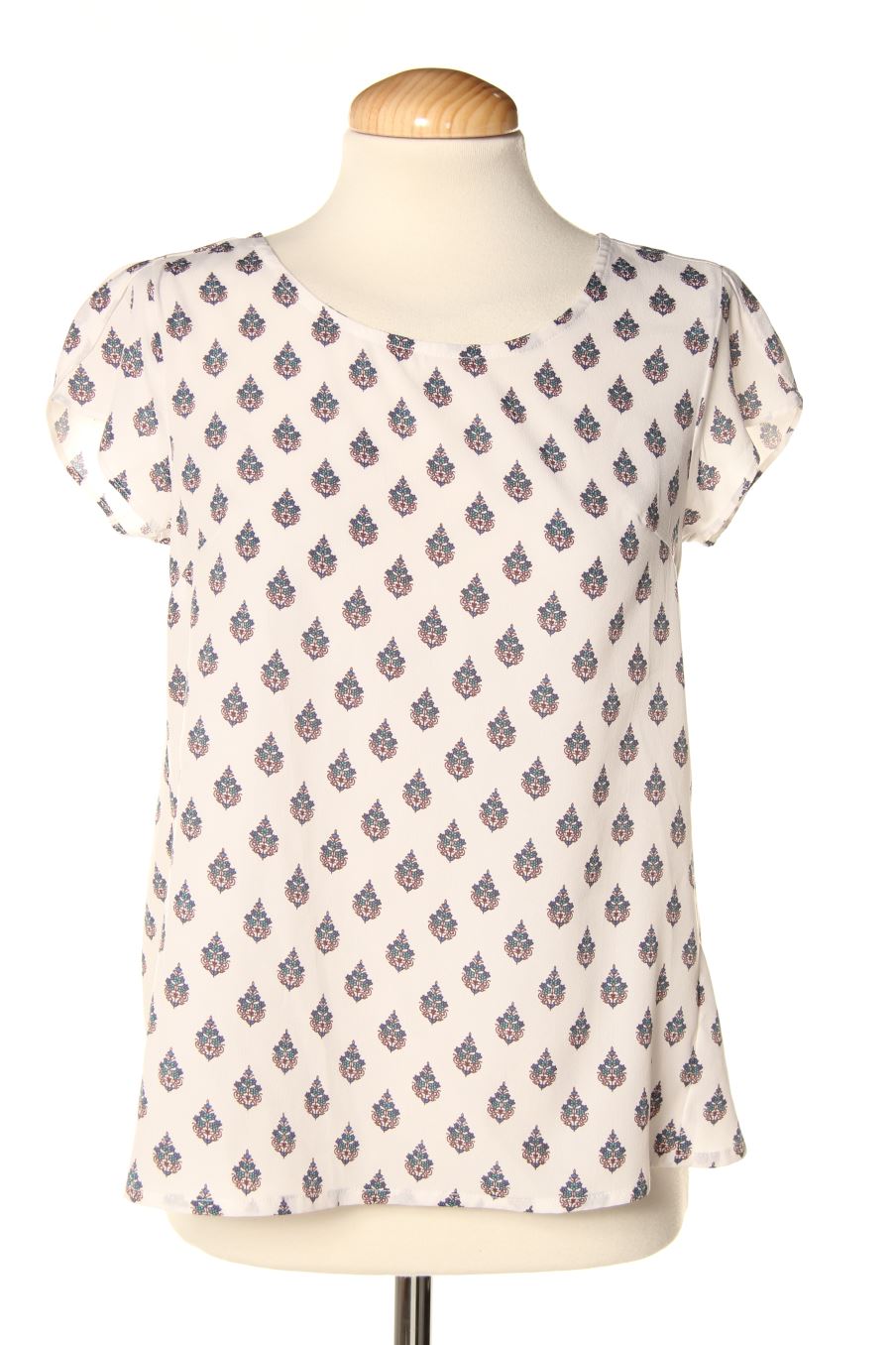 Kurzärmelige Bluse von Sfera Größe S, Farbe Weiss, für