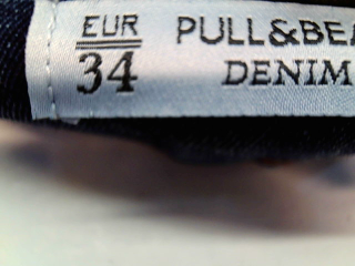 Jeans Pull & Bear de la taille 34, de couleur bleu de denim