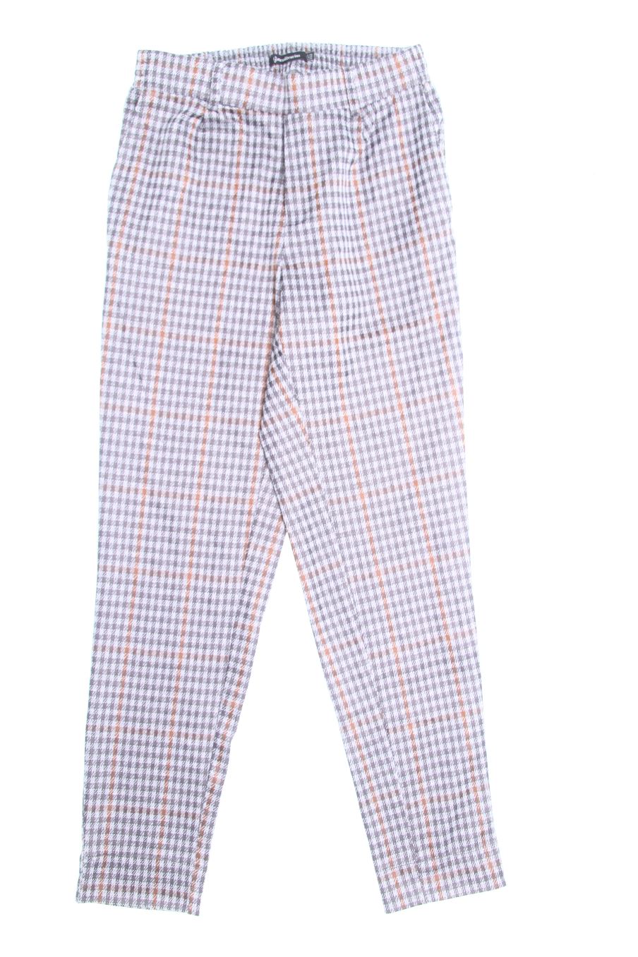 Pantalones de Stradivarius de la talla XS, de color cuadros