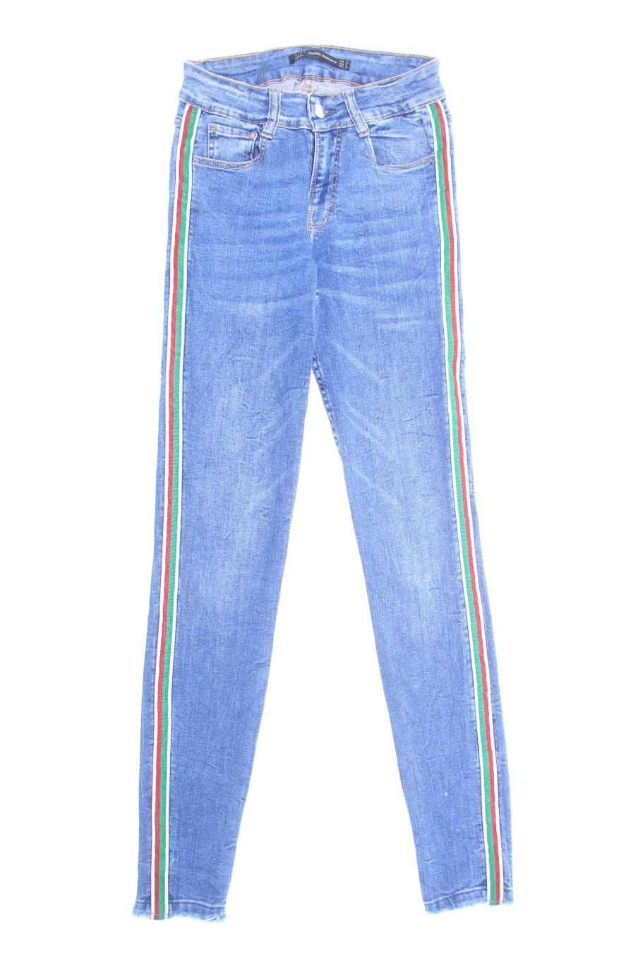 Jeans Trafaluc de la taille 34, de couleur bleu de denim