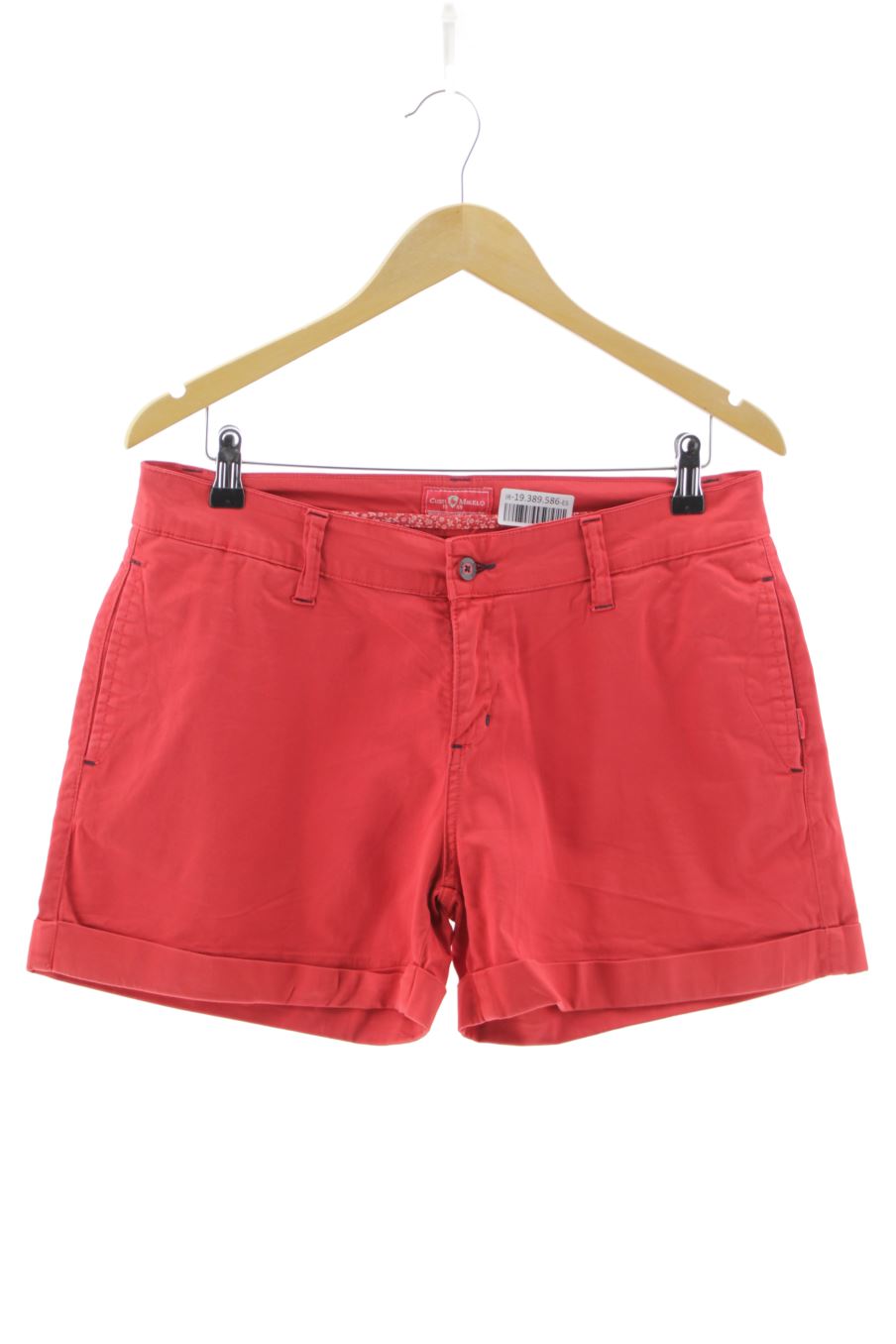 Pantalones cortos de Custi Mikelo de la talla 44, de color rojo