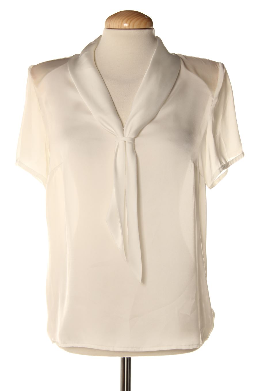 Blusa de manga corta de Antea de la talla 40, de color blanco
