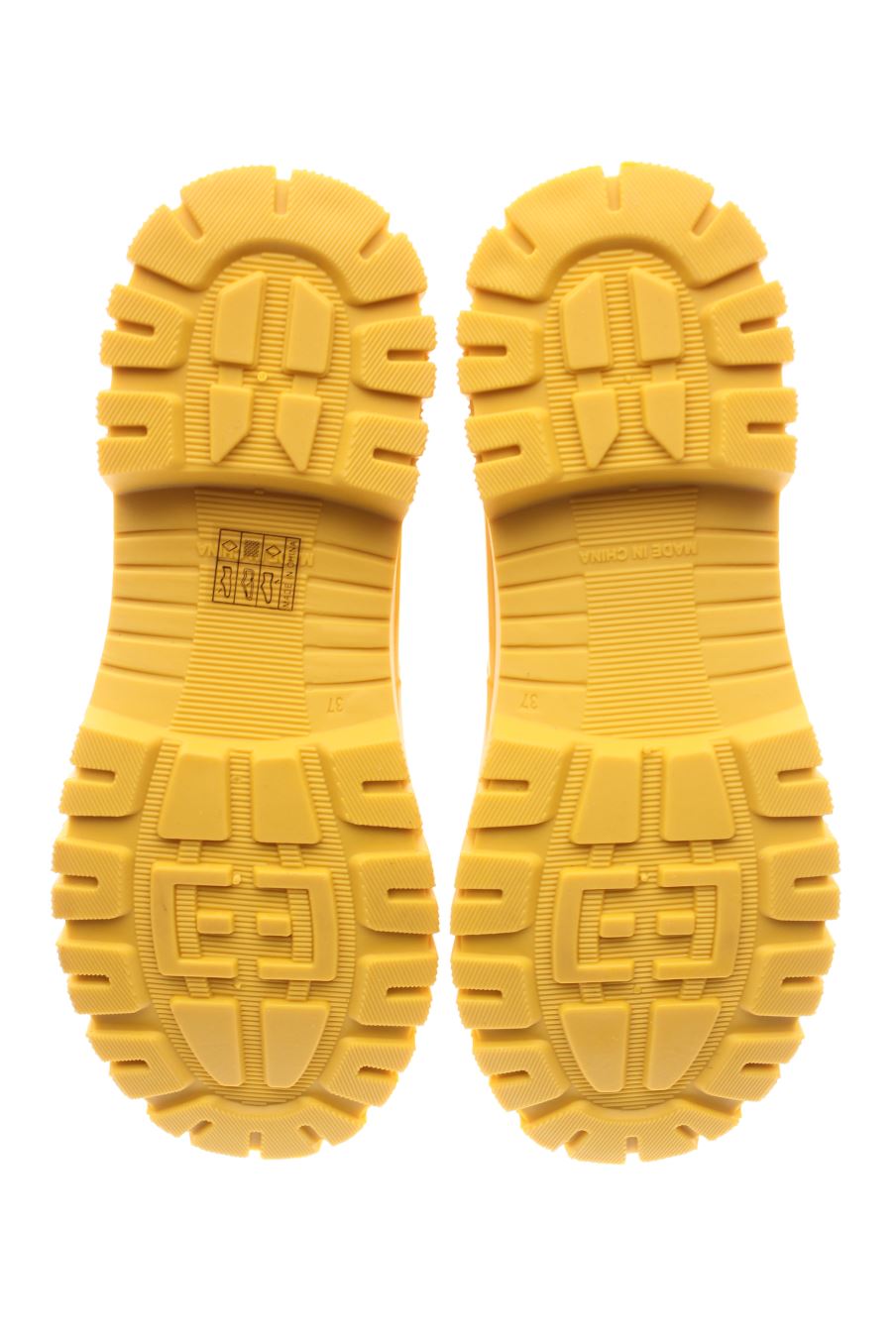 Botas de agua de PERCENTIL de la talla 37, de color amarillo de