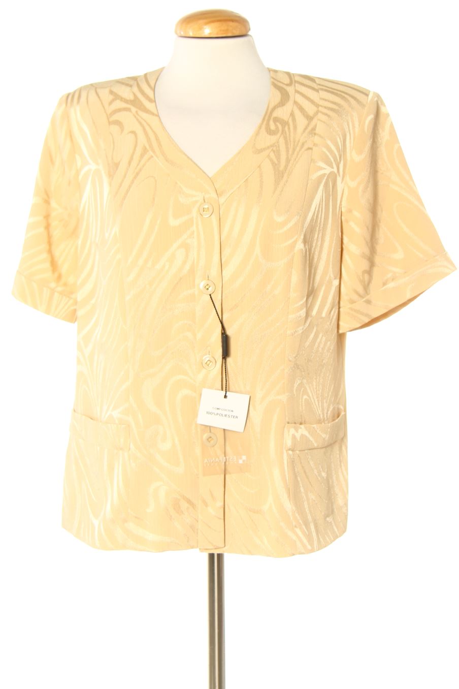 Blazer Estefania Rodriguez de la taille 46, de couleur beige