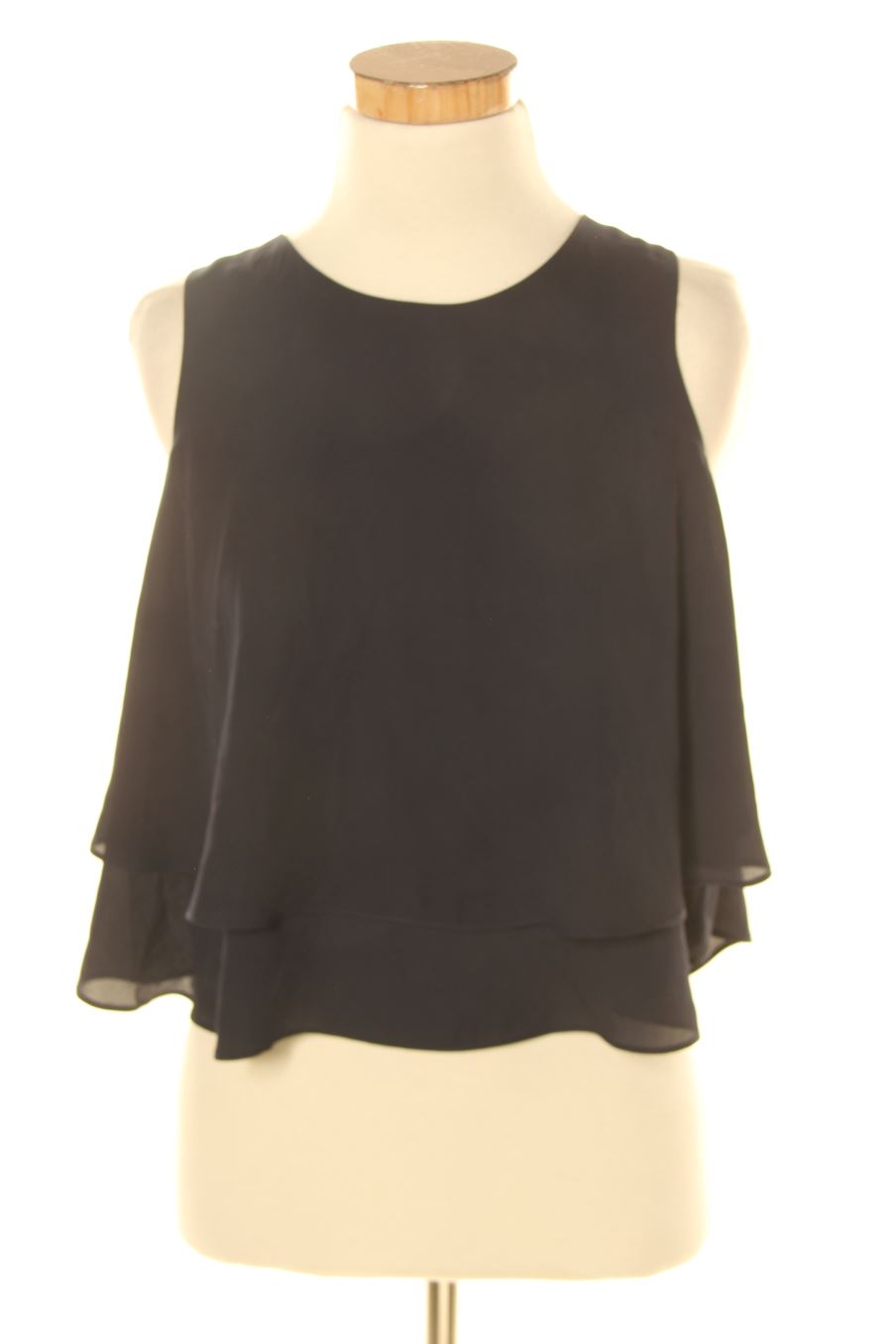 Top de Zara de la talla XS, de color azul marino