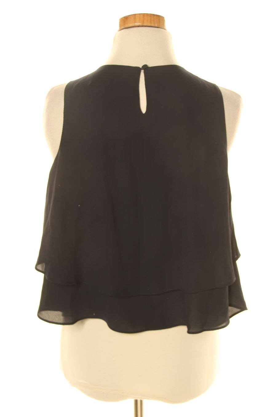 Top de Zara de la talla XS, de color azul marino