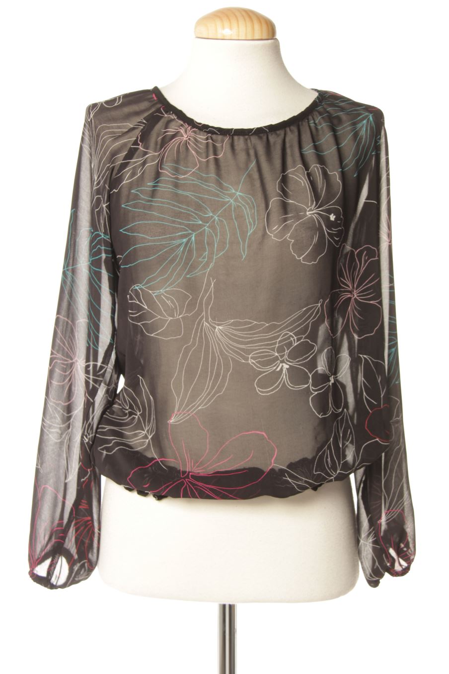Blouse à manches longues Escod & Co de la taille M, de couleur imprimés