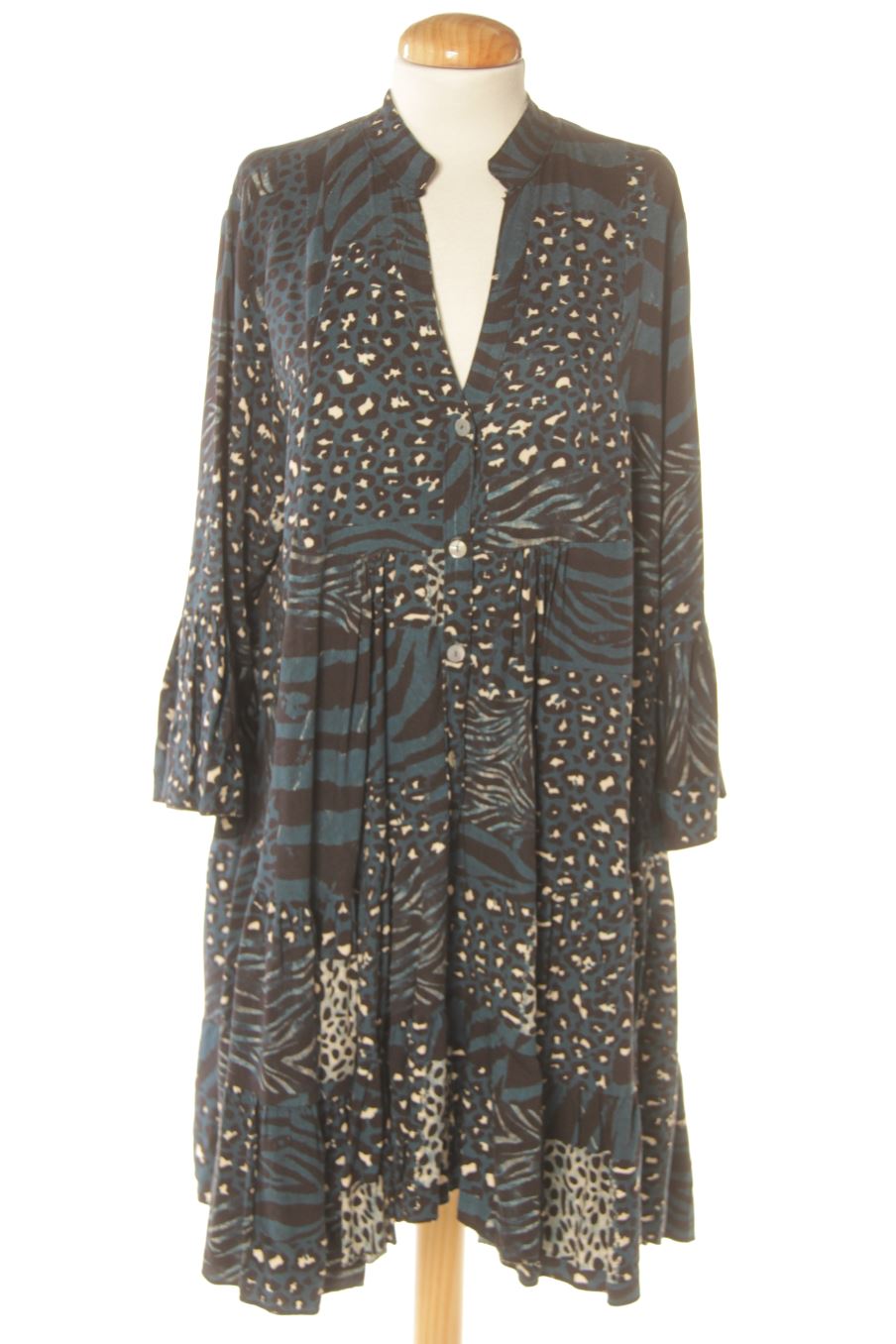 Robe casual Made in italy de la taille XL, de couleur animal print