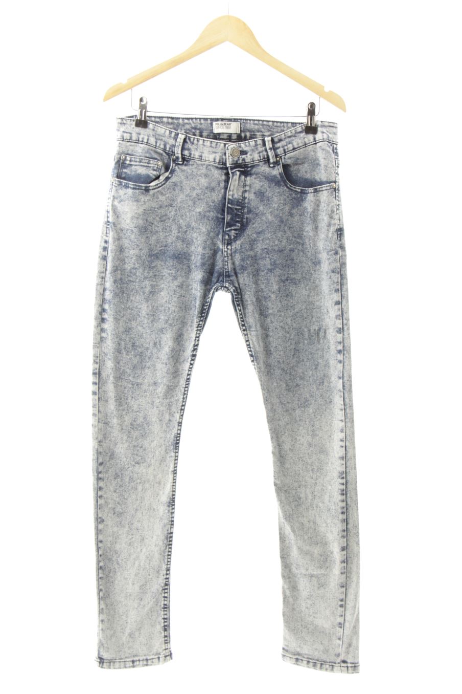 Jeans Pull & Bear de la taille 42, de couleur bleu de denim