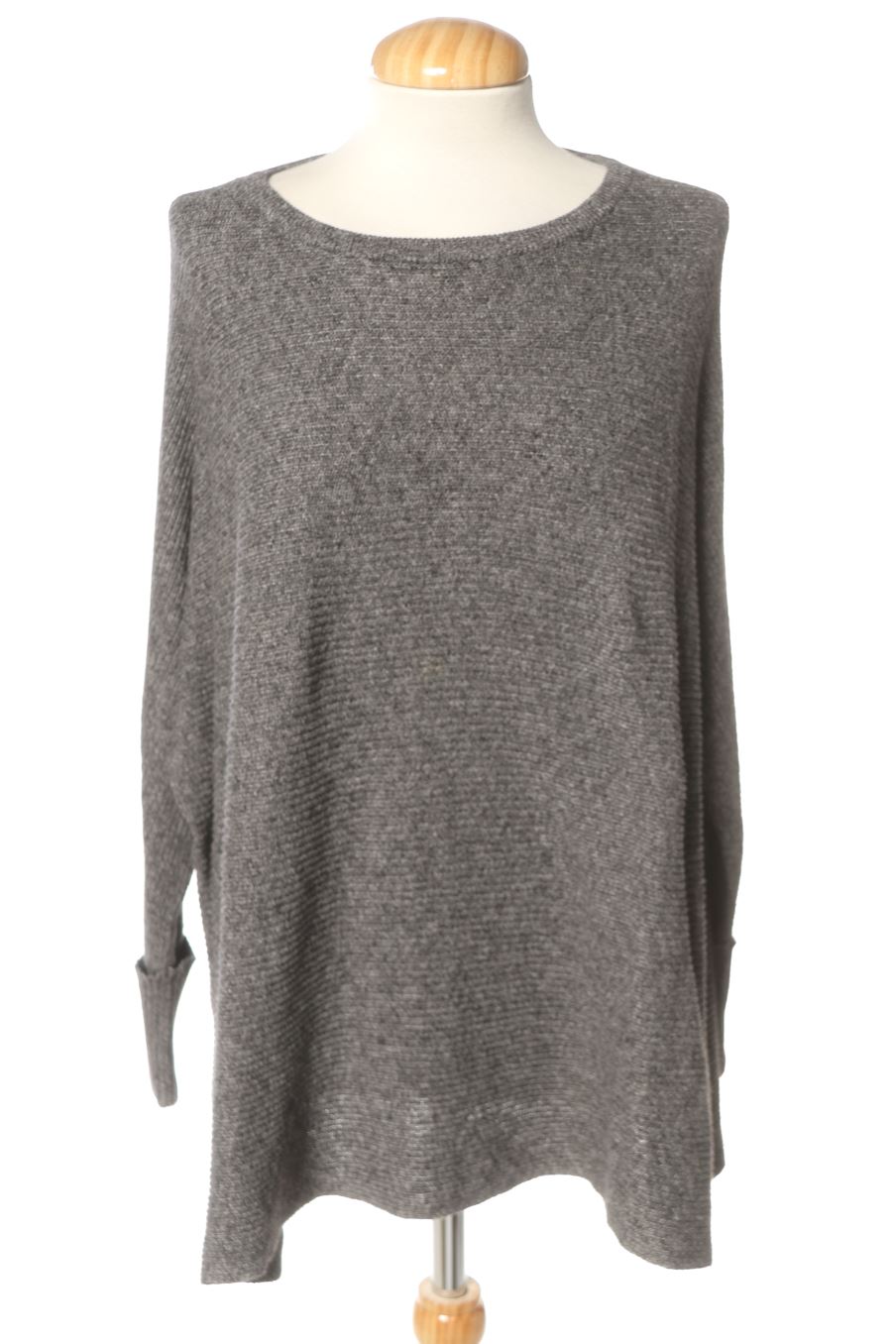 Pull Pull & Bear de la taille L, de couleur gris