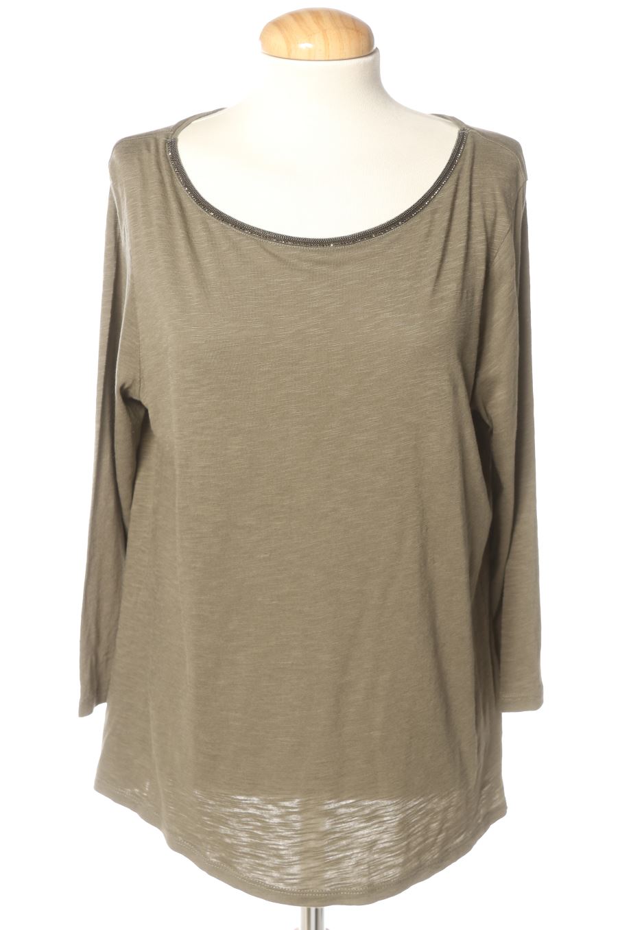 Langärmeliges T-Shirt von Caroll Größe L, Farbe Grün, für