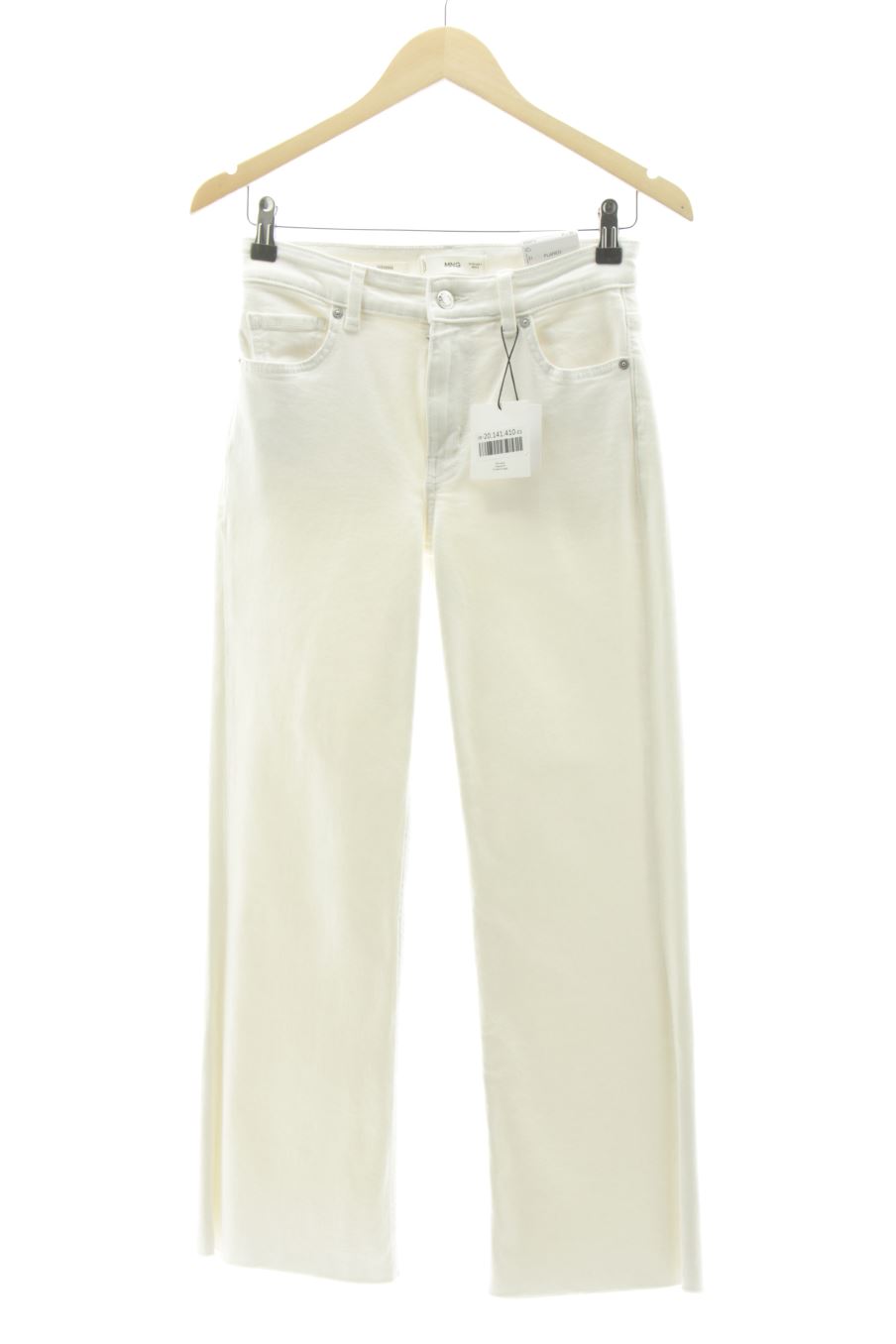 Jeans Mango de la taille 36, de couleur blanc de denim