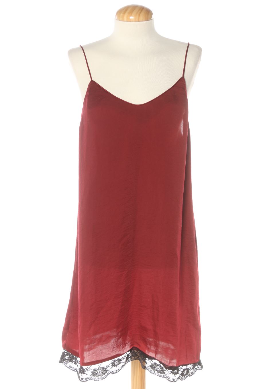 Robe casual Mango de la taille L, de couleur bordeaux