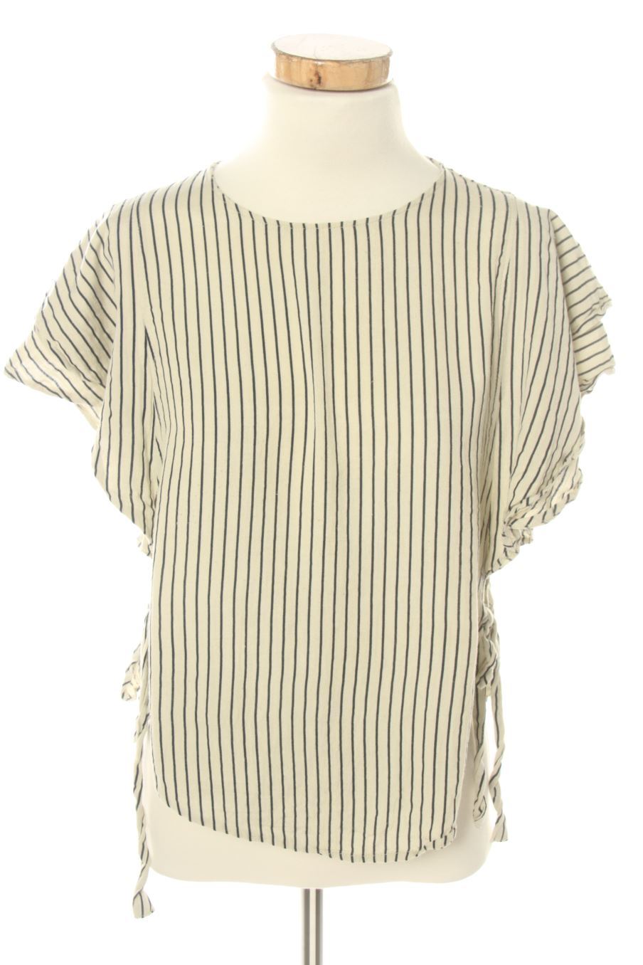 Blusa de manga corta de Mango de la talla S, de color rayas