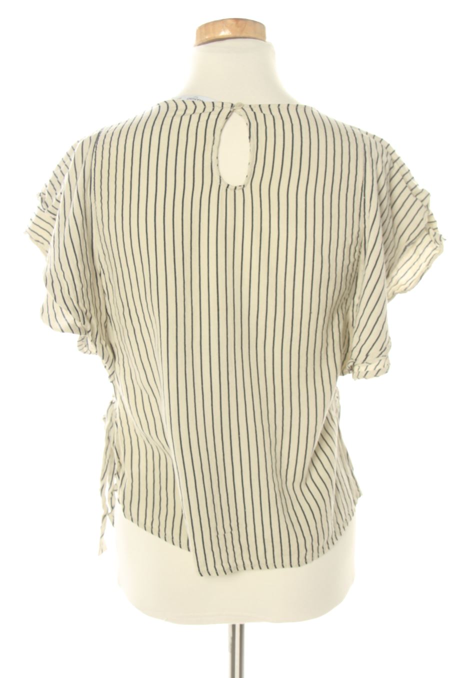Blusa de manga corta de Mango de la talla S, de color rayas