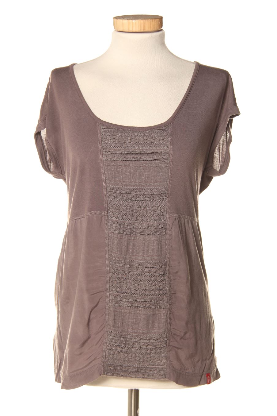T-shirt Edc (ESPRIT) de la taille XS, de couleur gris