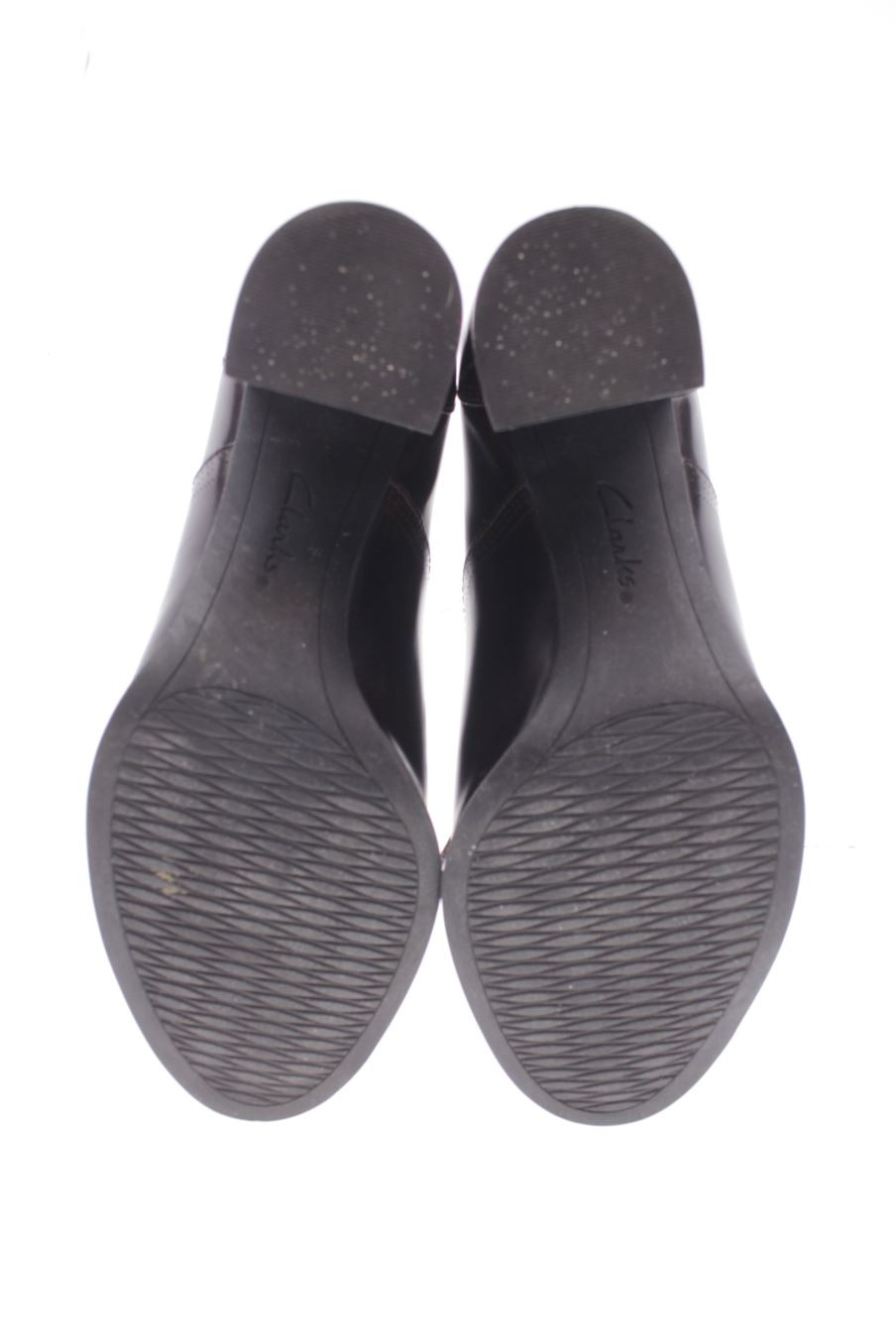 Zapatos de tacon de clarks de la talla 37, de color burdeos de