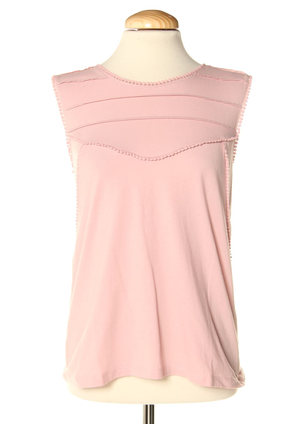 Camiseta sin mangas de Sfera de la talla S, de color rosa