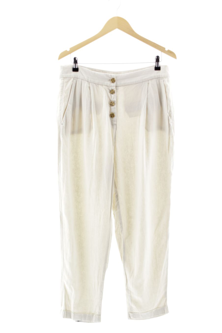 Pantalones de Esprit de la talla 42, de color beige