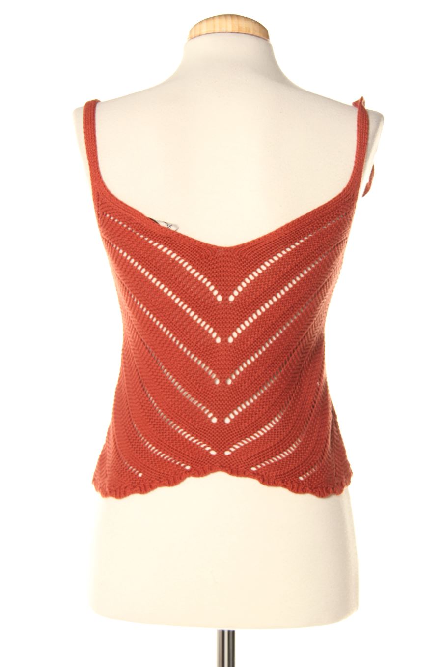 Top de Stradivarius de la talla S, de color marrón
