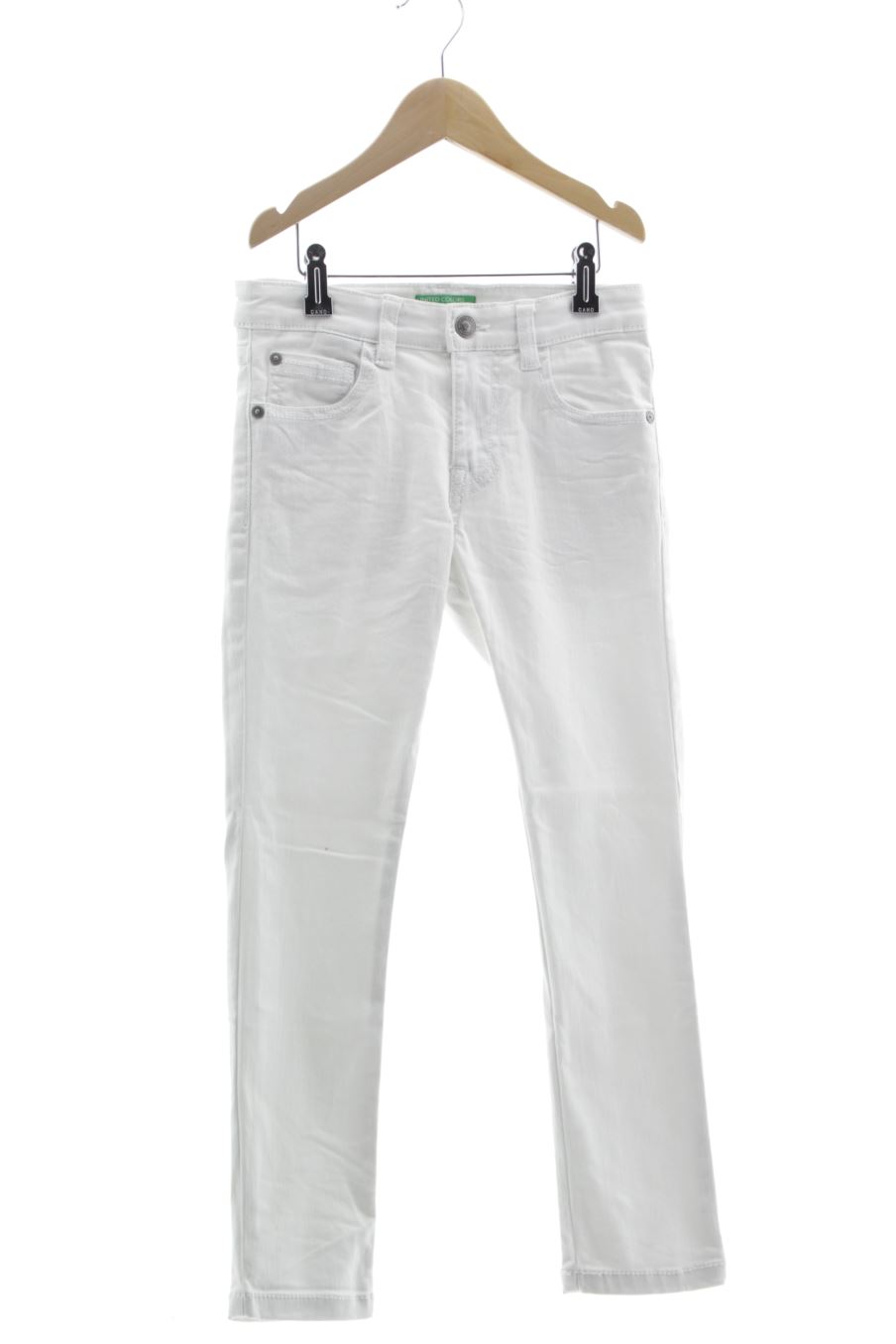 Vaquero de Benetton de la talla 7 años de denim de segunda mano