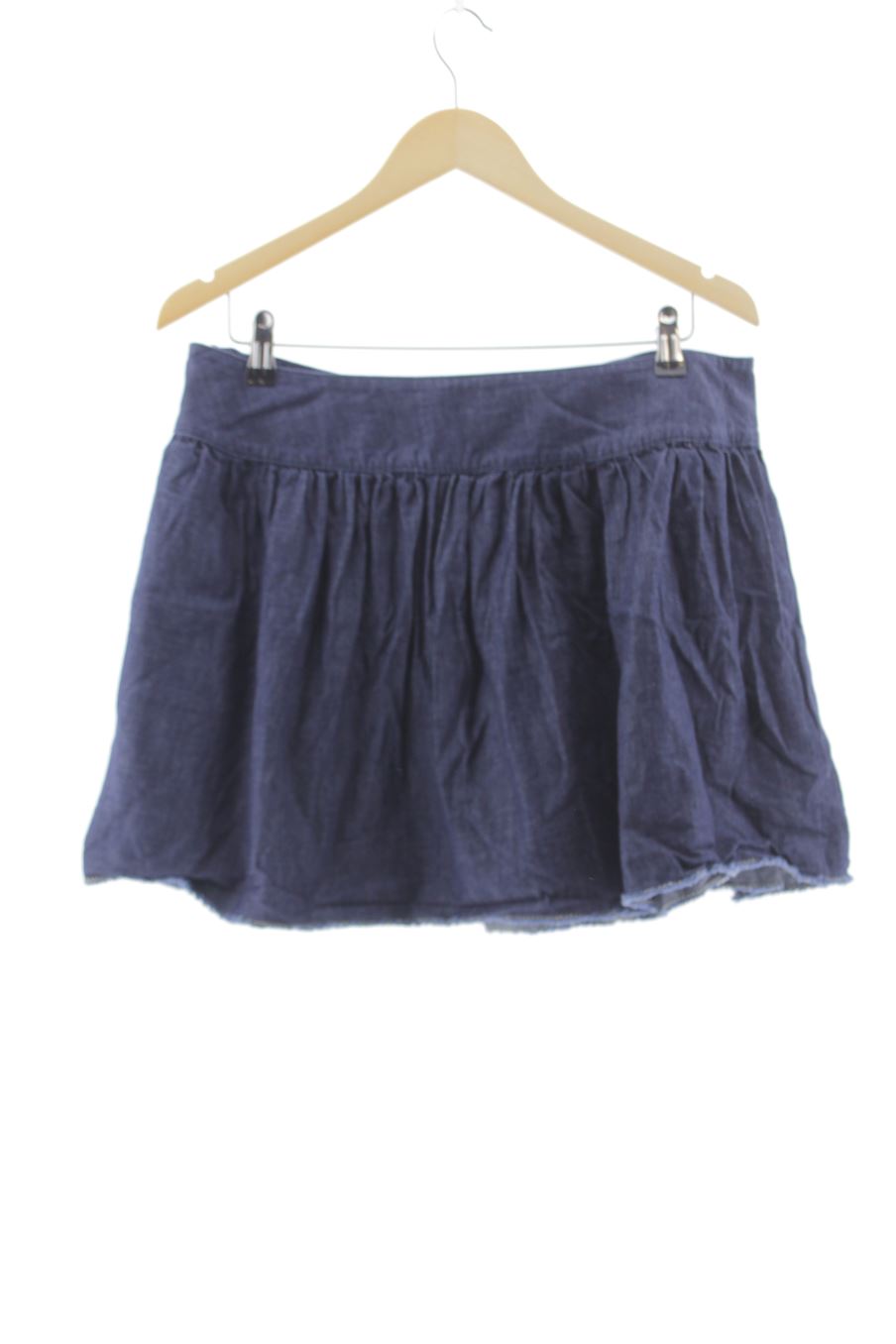 Jupe Benetton de la taille 46, de couleur bleu de denim