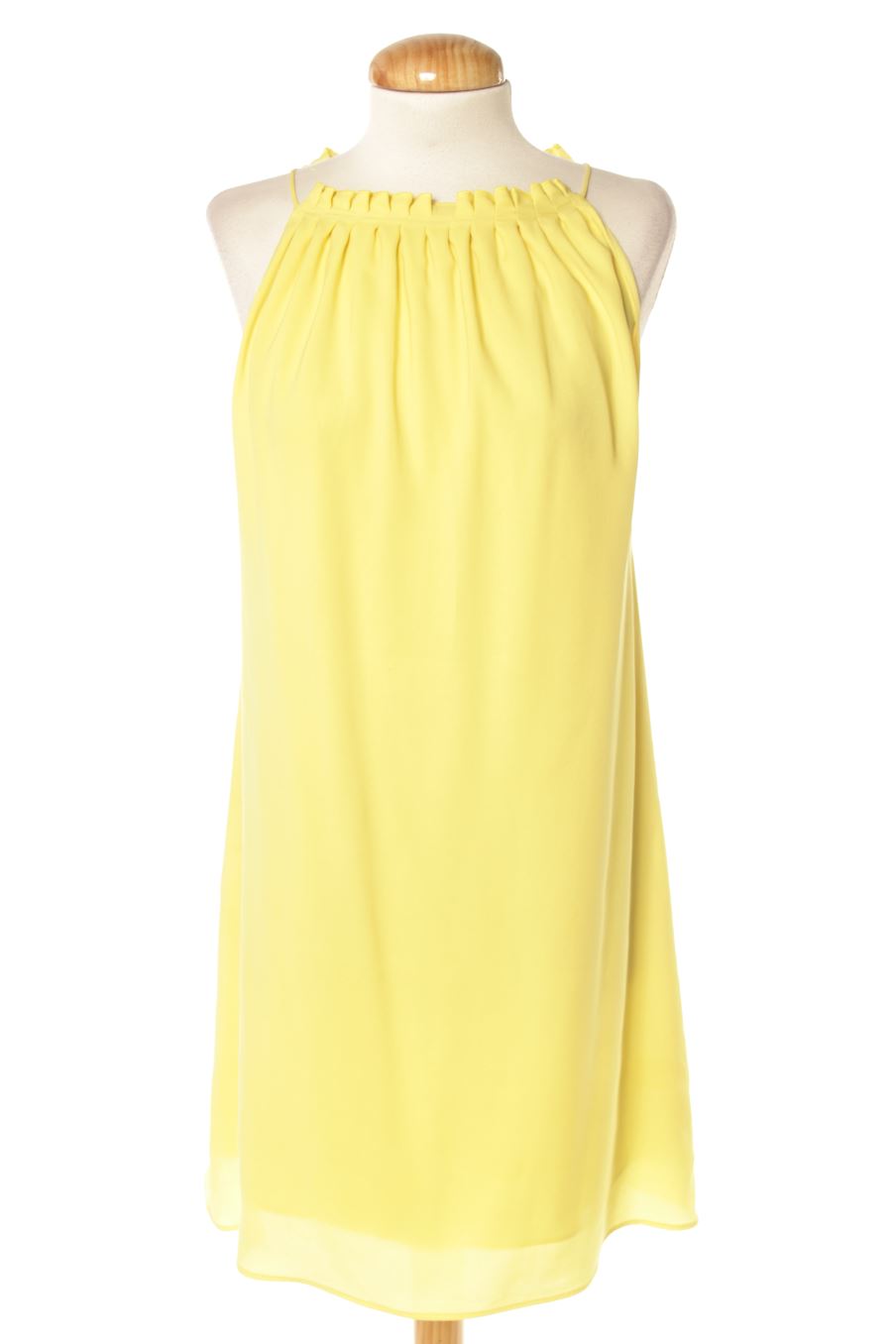 Robe casual Mango de la taille XS, de couleur jaune