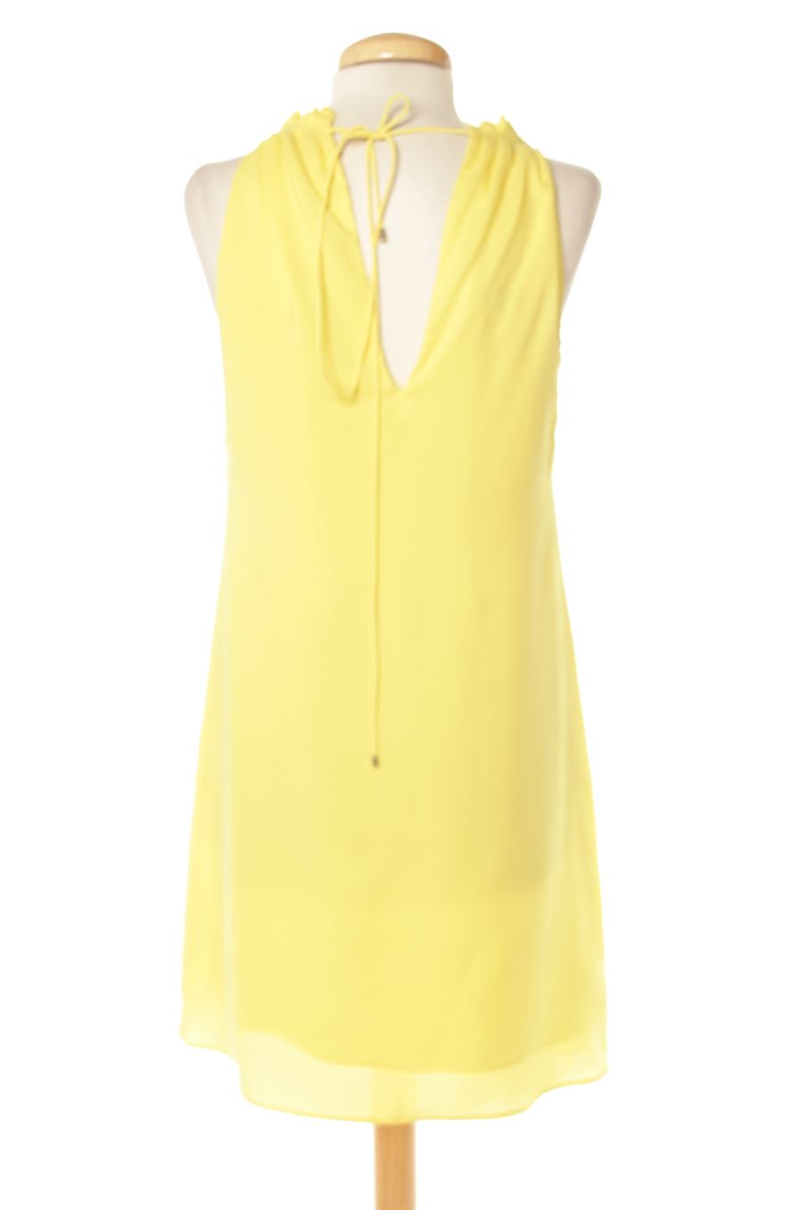 Robe casual Mango de la taille XS, de couleur jaune