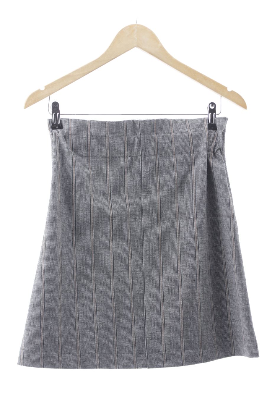 Aufwändiger Rock von Mango Größe L, Farbe Gestreift, für