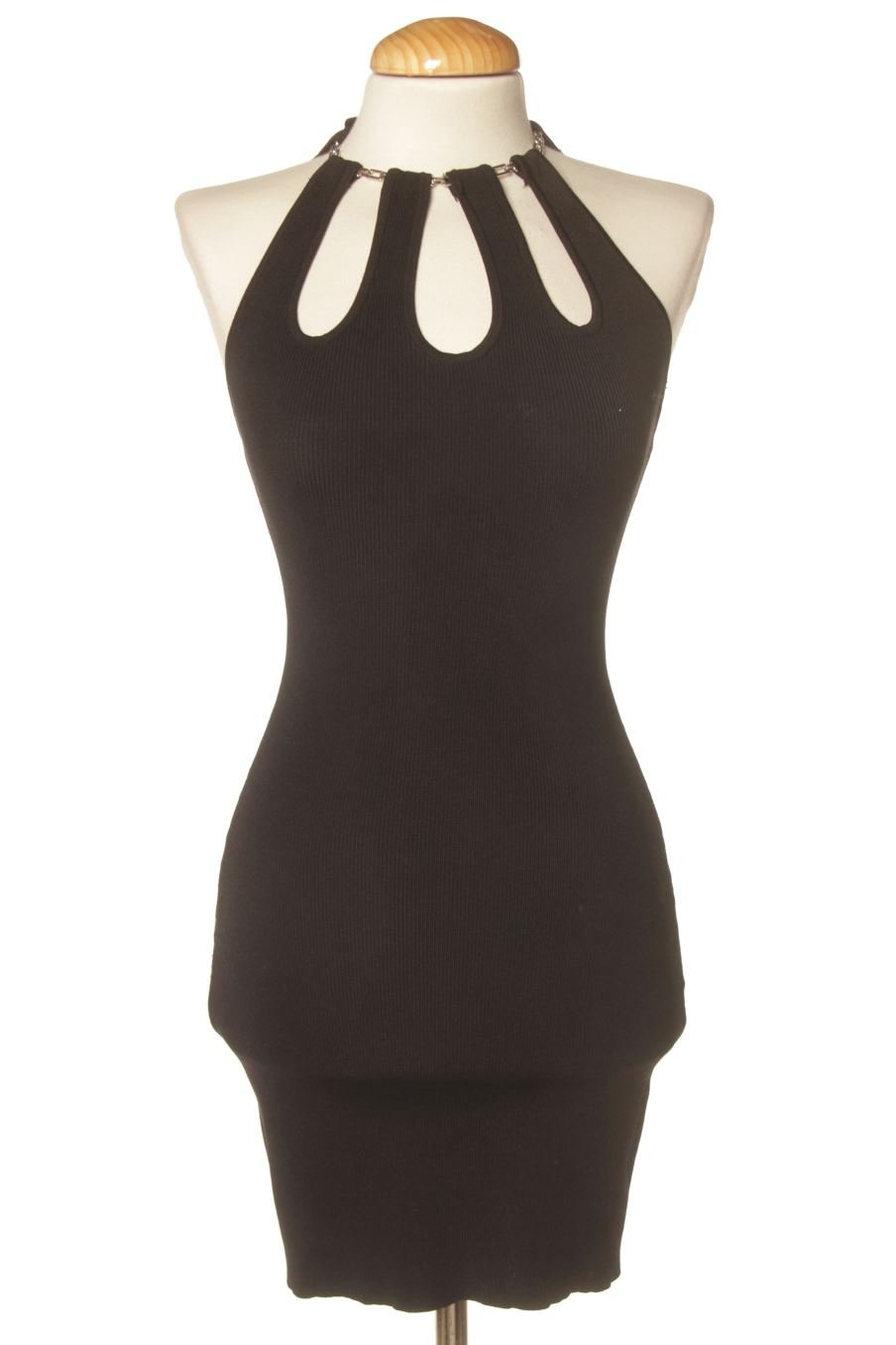 Vestido casual de Bershka de la talla S, de color negro